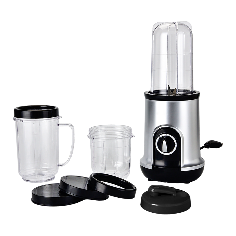Black Mini Blender med 1.0L/0.75L Blender Jar