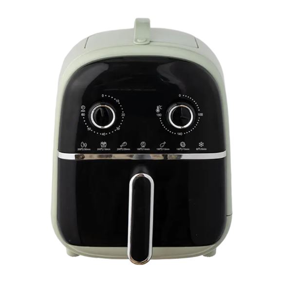 Dobbelt-knob Mekanisk kontroll Visual Square Air Fryer: Den perfekte kombinasjonen av enkel drift og sunn matlaging
